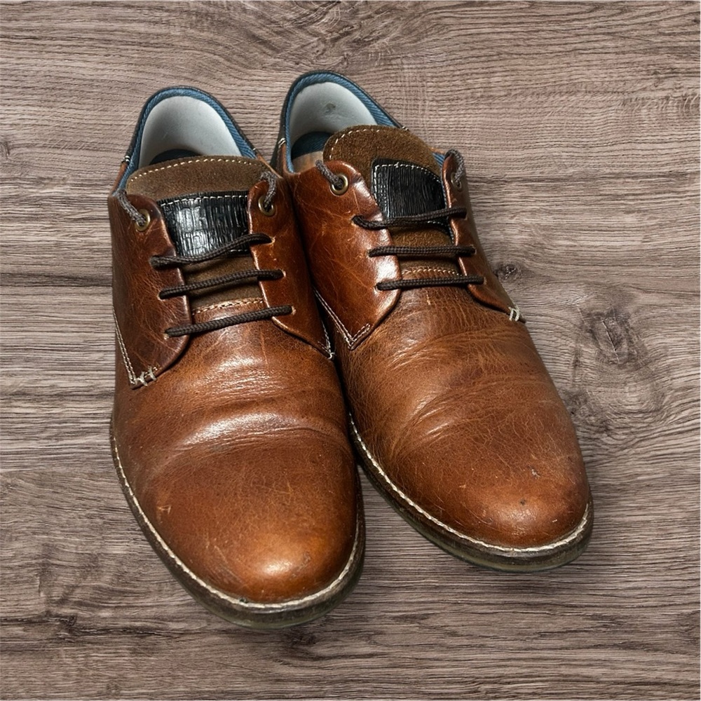 Bull Boxer Classic Brown Leather Men's Derbys Made in Portugal